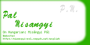 pal misangyi business card