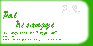 pal misangyi business card